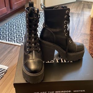 Killstar Black Platform Boots